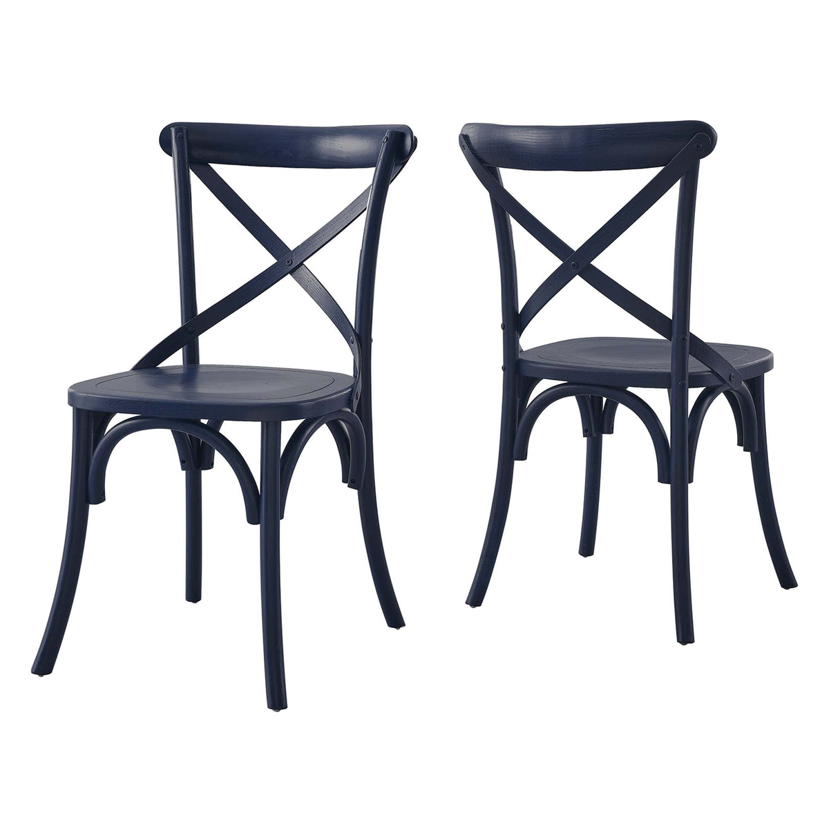 Gear Dining Side Chair by Modway - Black / Gray / Midnight Blue / Natural / Walnut / White, photo 29 of 42