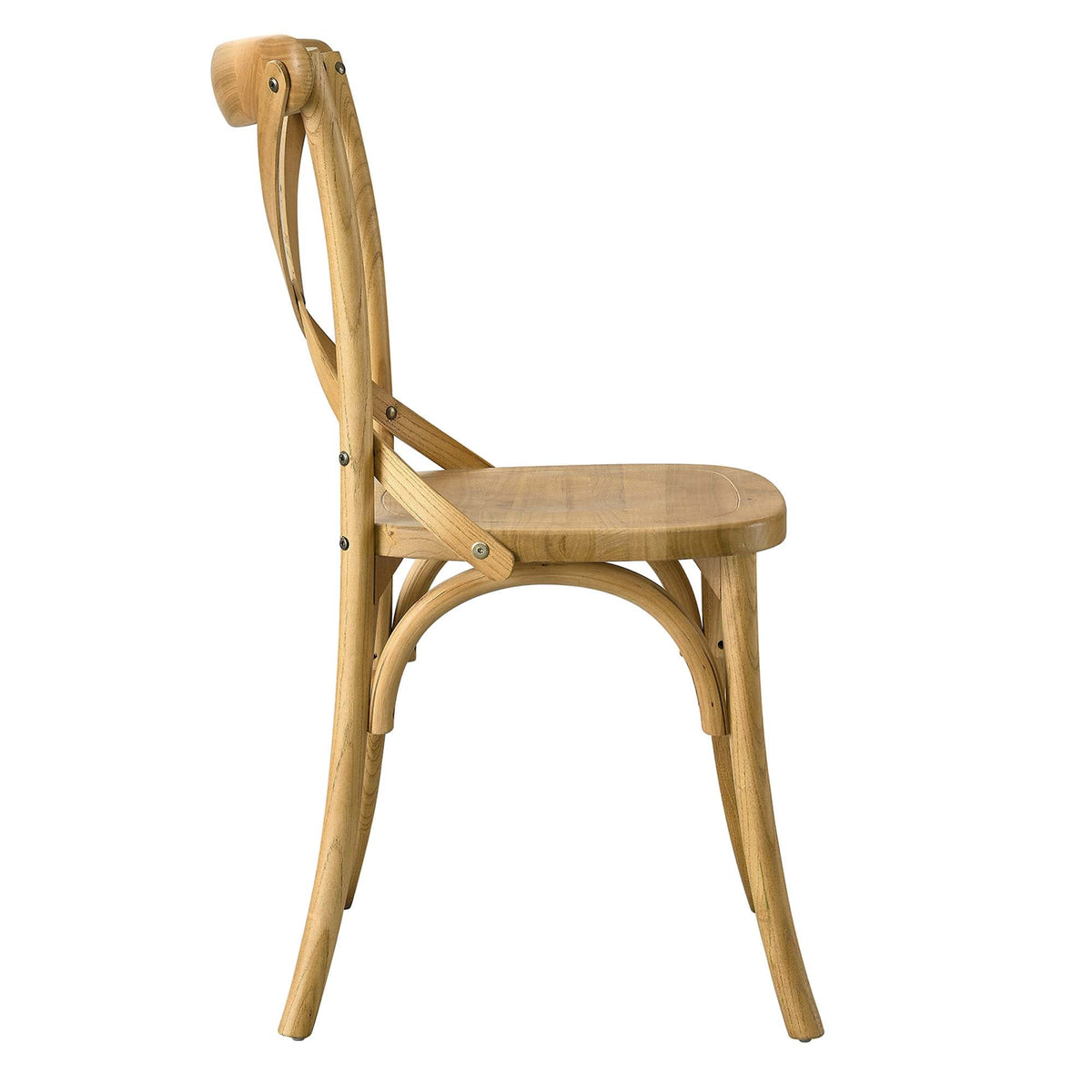 Gear Dining Side Chair by Modway - Black / Gray / Midnight Blue / Natural / Walnut / White, photo 39 of 42