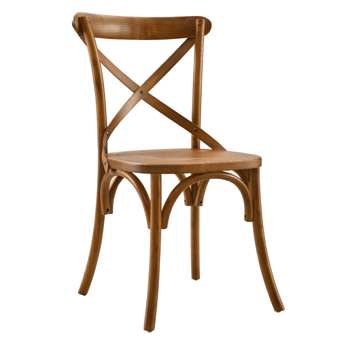 Gear Dining Side Chair by Modway - Black / Gray / Midnight Blue / Natural / Walnut / White, photo 41 of 42