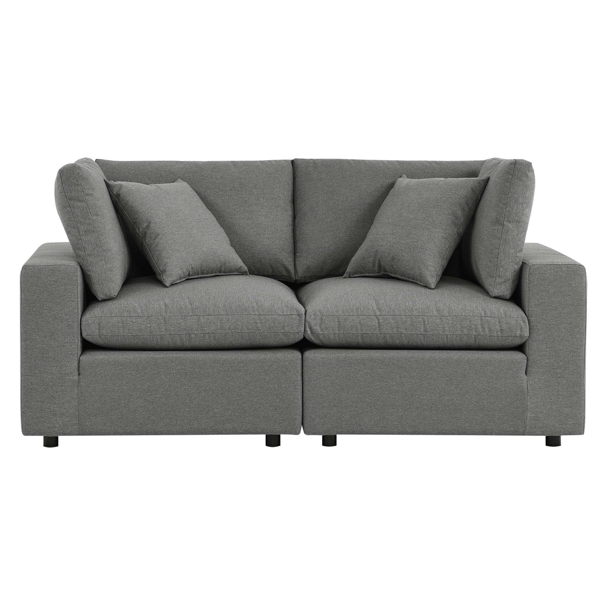 Commix Overstuffed Outdoor Patio Loveseat by Modway, photo 3 of 27