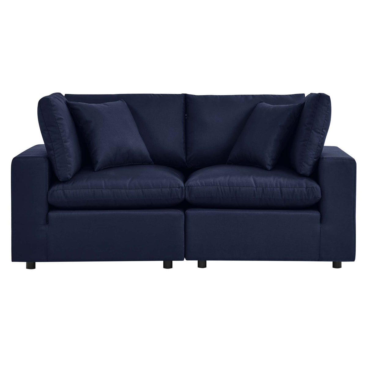 Commix Overstuffed Outdoor Patio Loveseat by Modway, photo 12 of 27