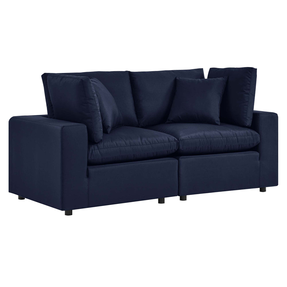Commix Overstuffed Outdoor Patio Loveseat by Modway, photo 10 of 27