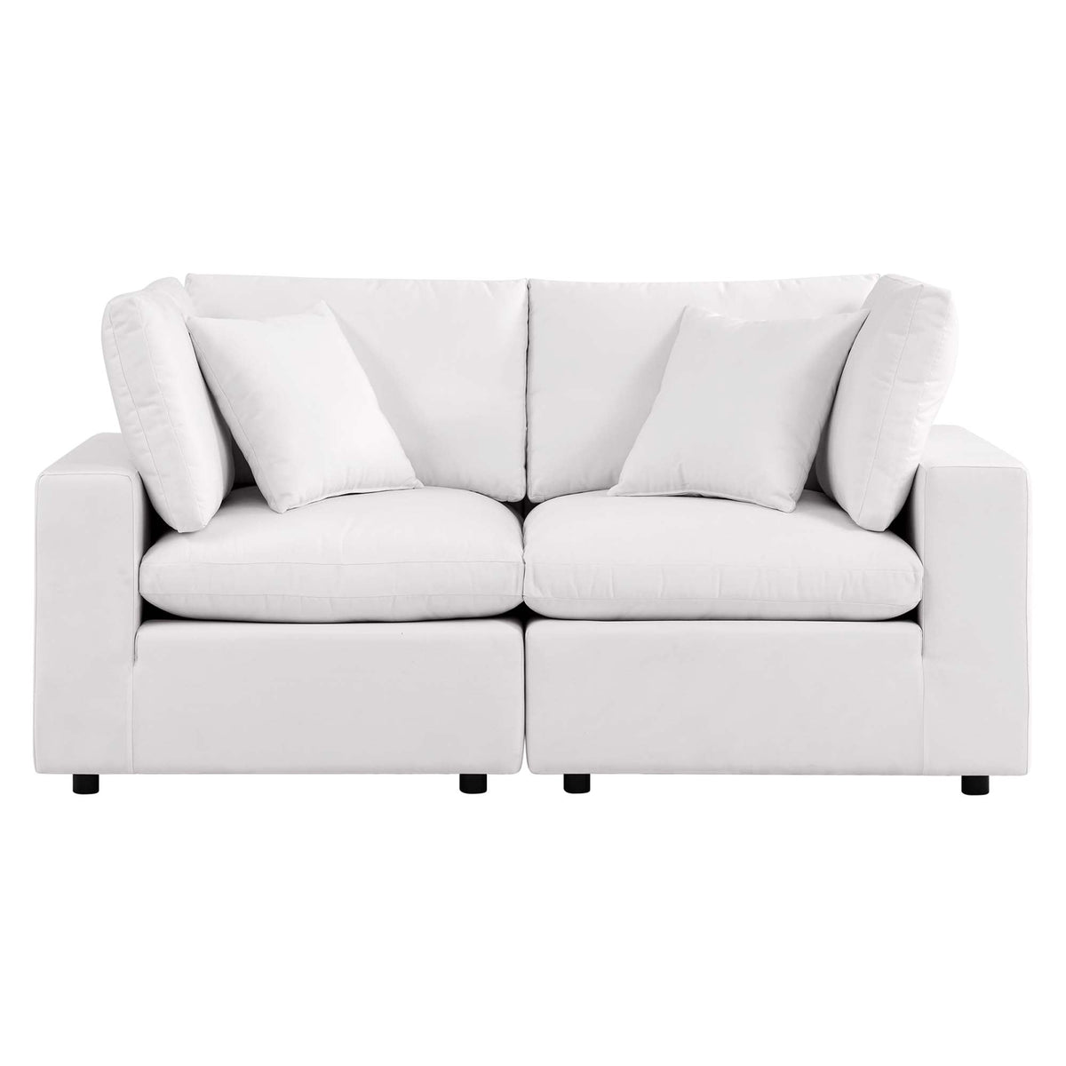 Commix Overstuffed Outdoor Patio Loveseat by Modway, photo 21 of 27