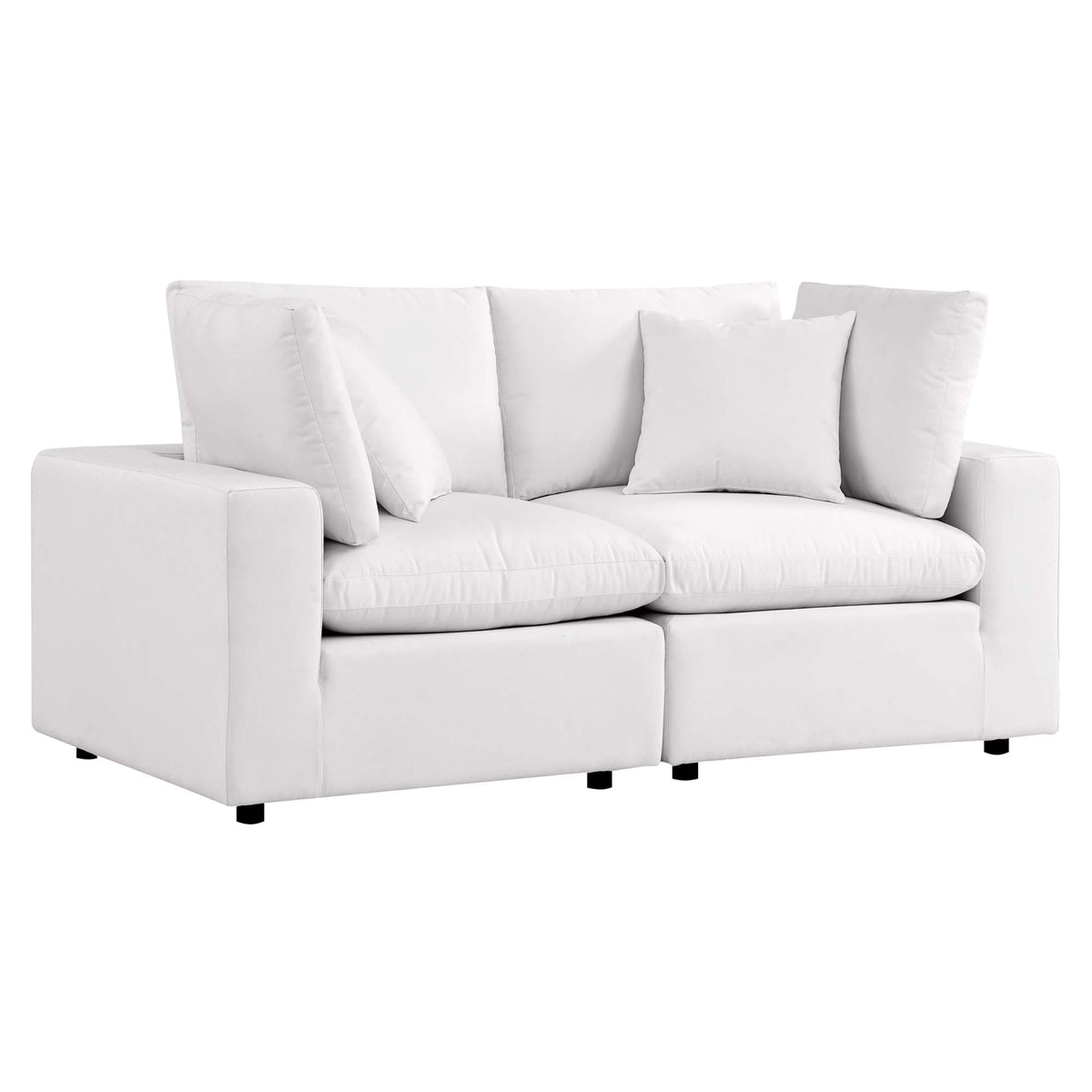 Commix Overstuffed Outdoor Patio Loveseat by Modway, photo 19 of 27