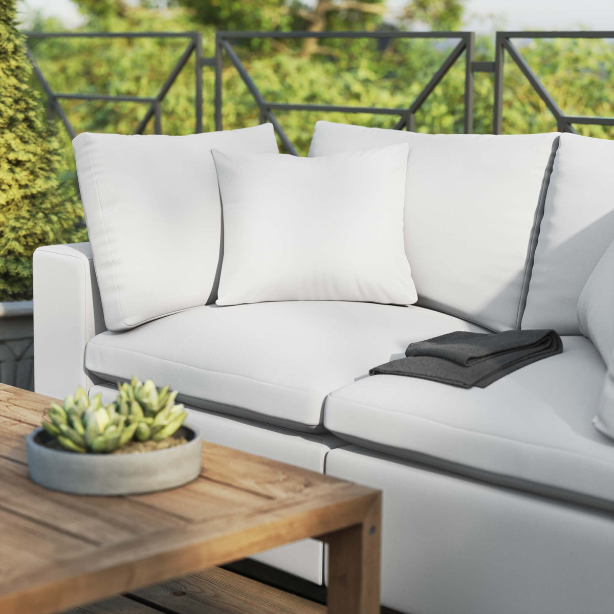 Commix Overstuffed Outdoor Patio Loveseat by Modway, photo 27 of 27