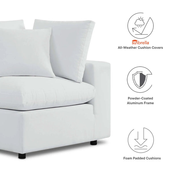 Commix Sunbrella Outdoor Patio Sofa by Modway, photo 2 of 7