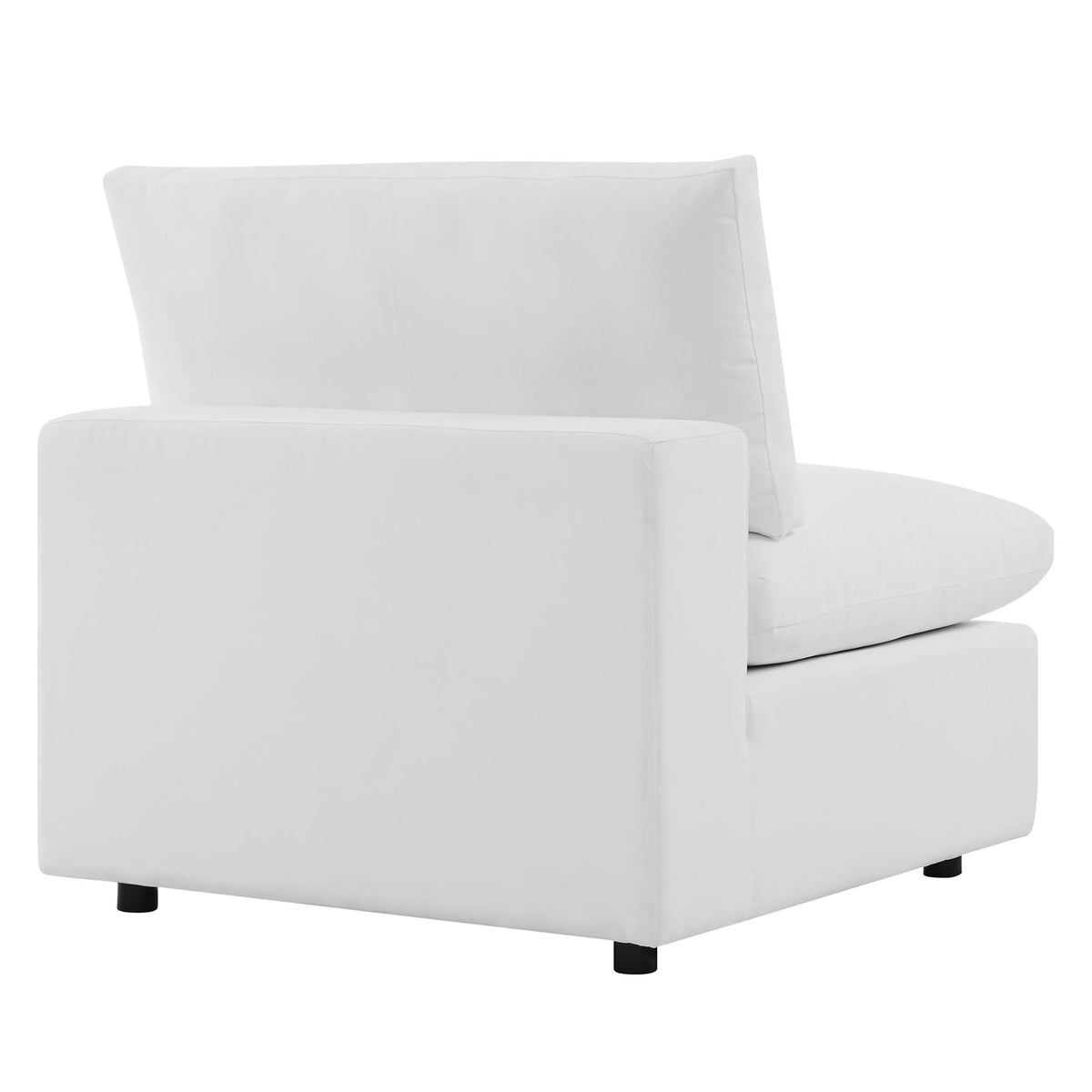 Commix 5-Piece Outdoor Patio Sectional Sofa by Modway - Charcoal / White (EEI-5587), photo 17 of 21