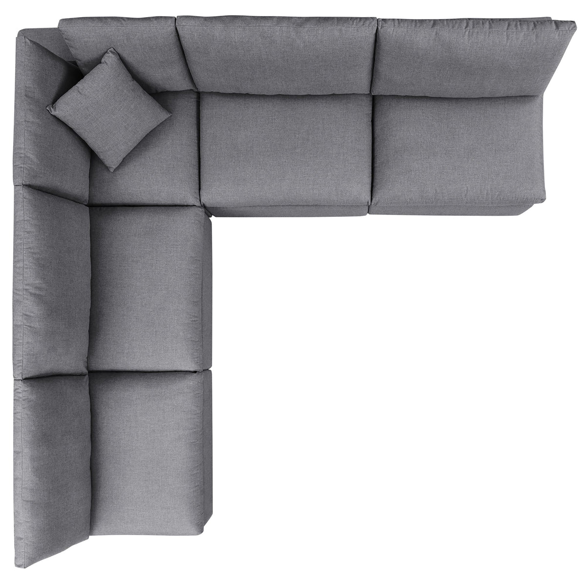 Commix 5-Piece Sunbrella® Outdoor Patio Sectional Sofa by Modway, photo 3 of 22
