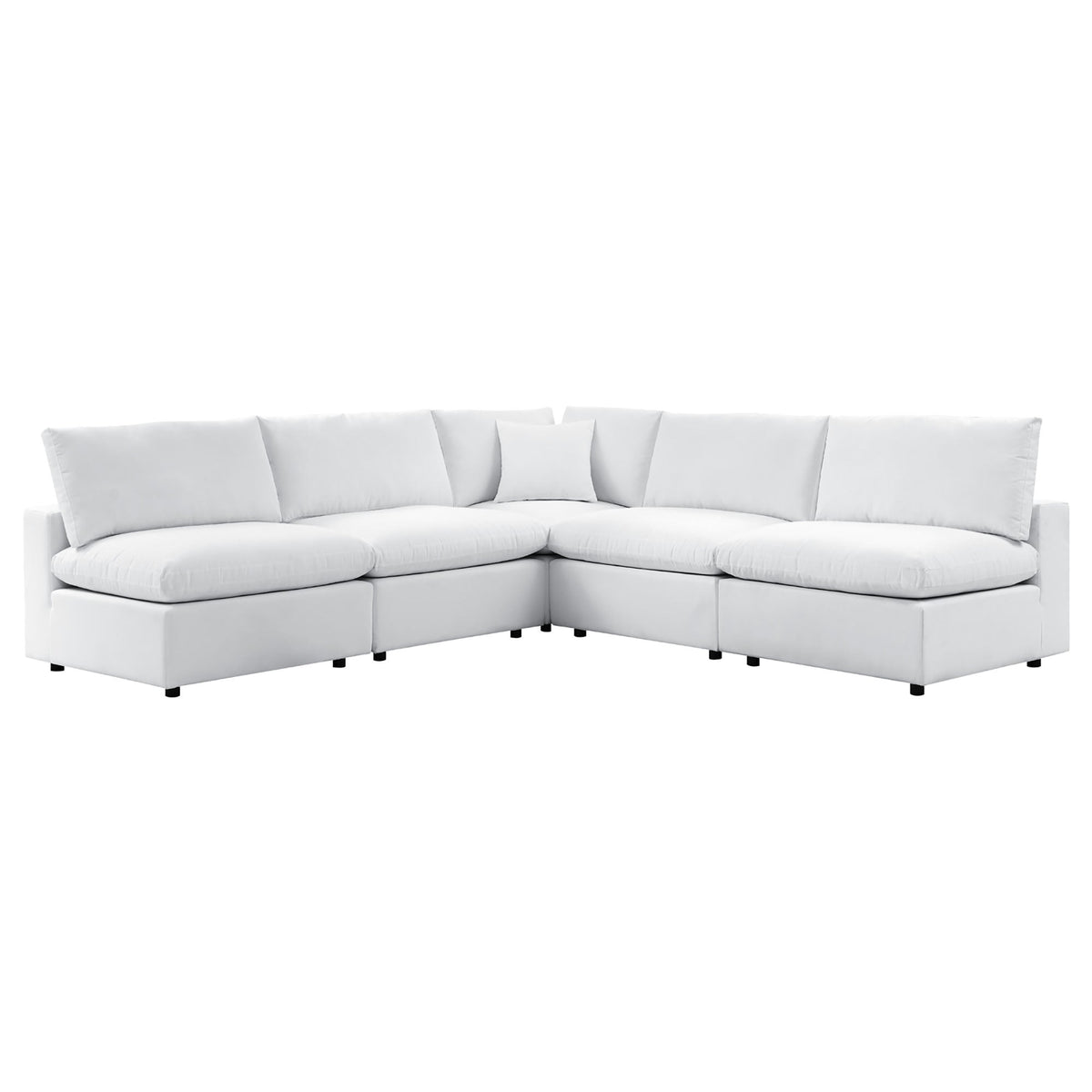 Commix 5-Piece Sunbrella® Outdoor Patio Sectional Sofa by Modway, photo 12 of 22