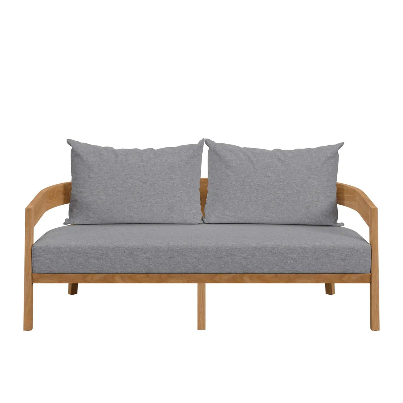 Brisbane Teak Wood Outdoor Patio Loveseat by Modway by HouseOfZazla