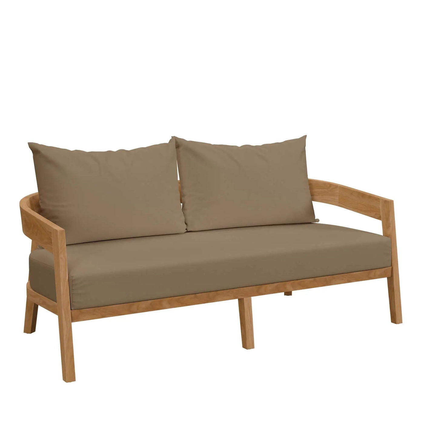 Brisbane Teak Wood Outdoor Patio Loveseat by Modway by HouseOfZazla