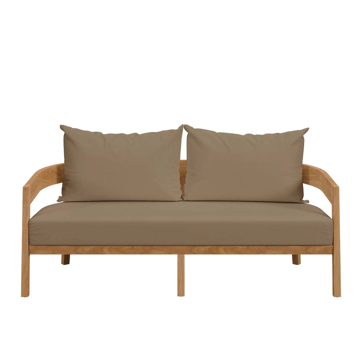 Brisbane Teak Wood Outdoor Patio Loveseat by Modway by HouseOfZazla