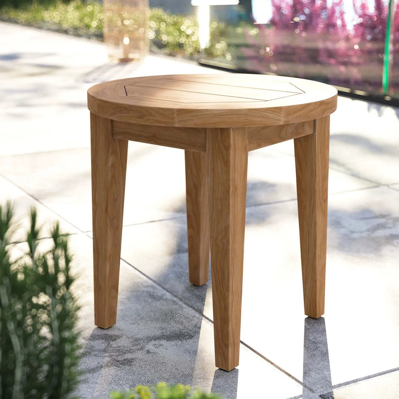 Brisbane Teak Wood Outdoor Patio Side Table by Modway by HouseOfZazla