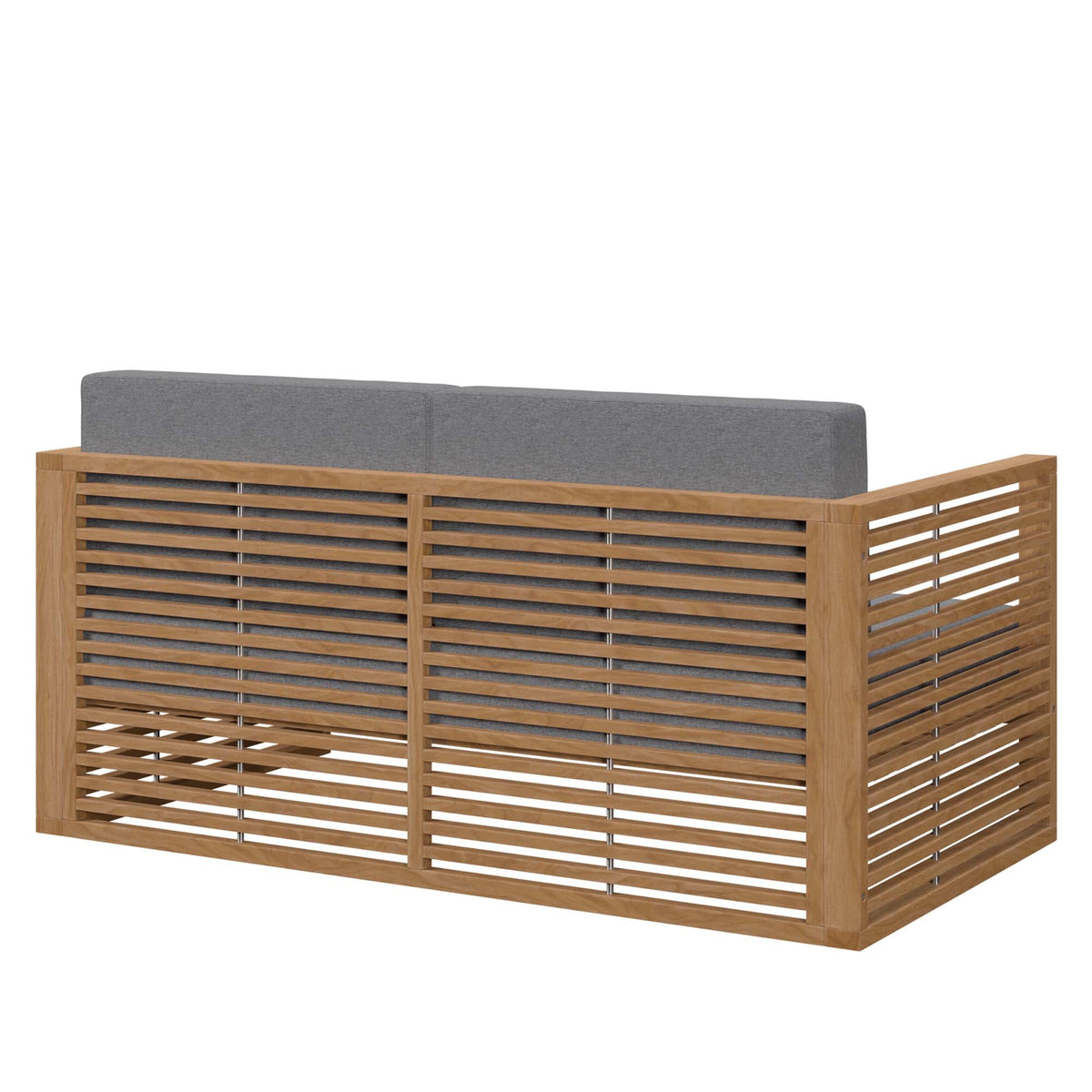 Carlsbad Teak Wood Outdoor Patio Loveseat by Modway, photo 4 of 24