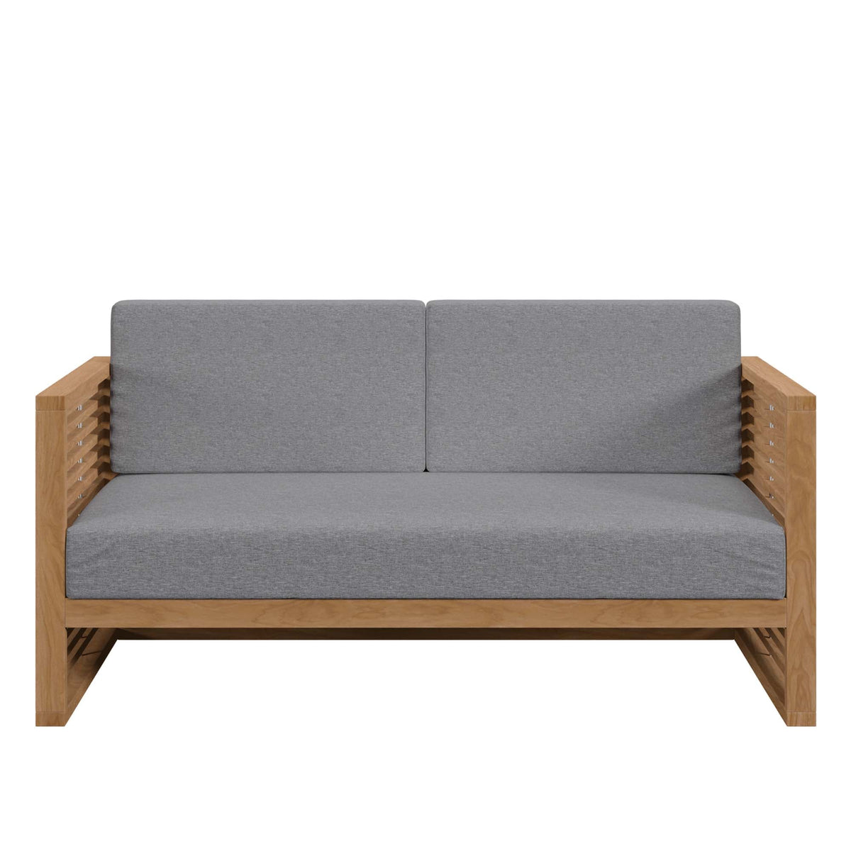 Carlsbad Teak Wood Outdoor Patio Loveseat by Modway, photo 5 of 24