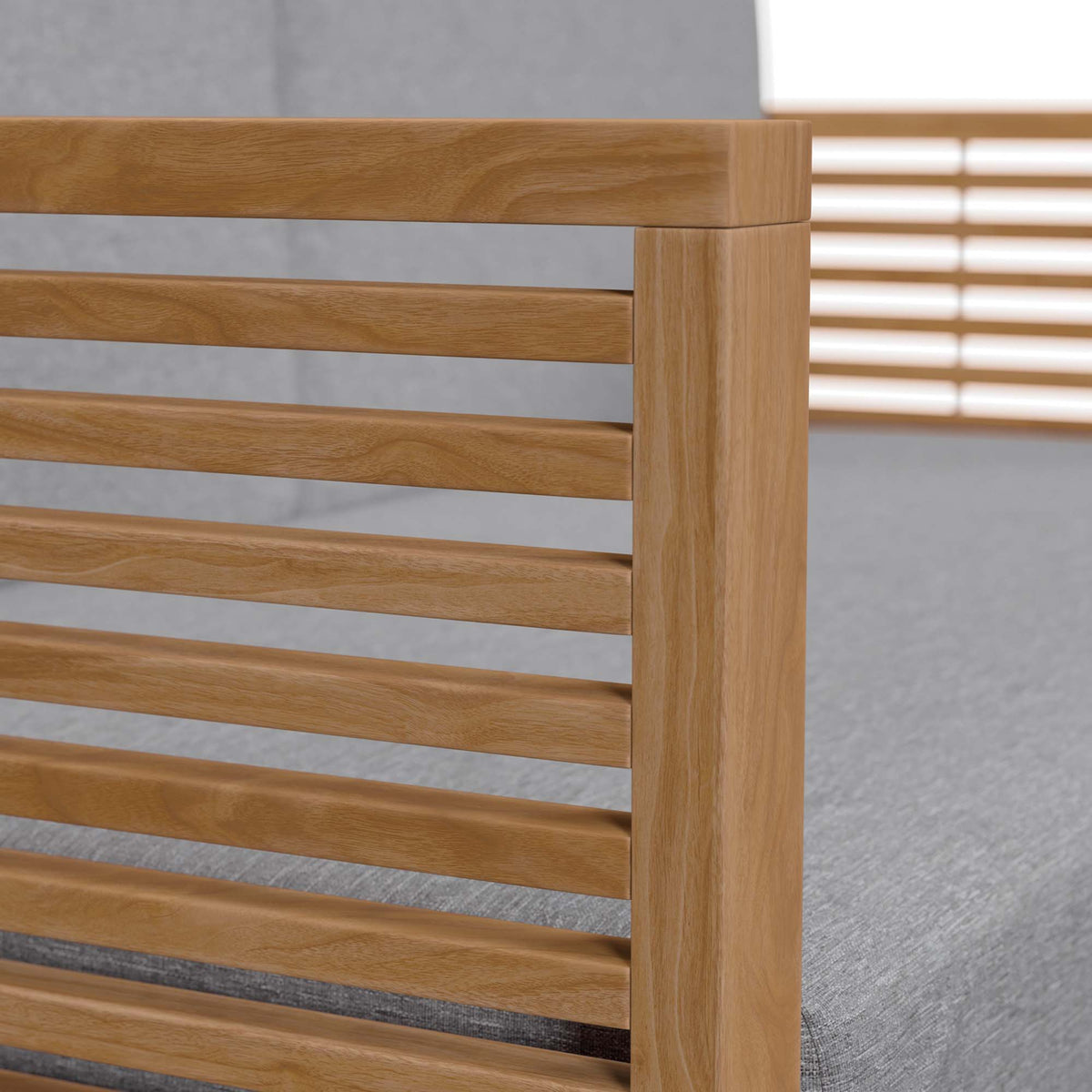 Carlsbad Teak Wood Outdoor Patio Loveseat by Modway, photo 6 of 24