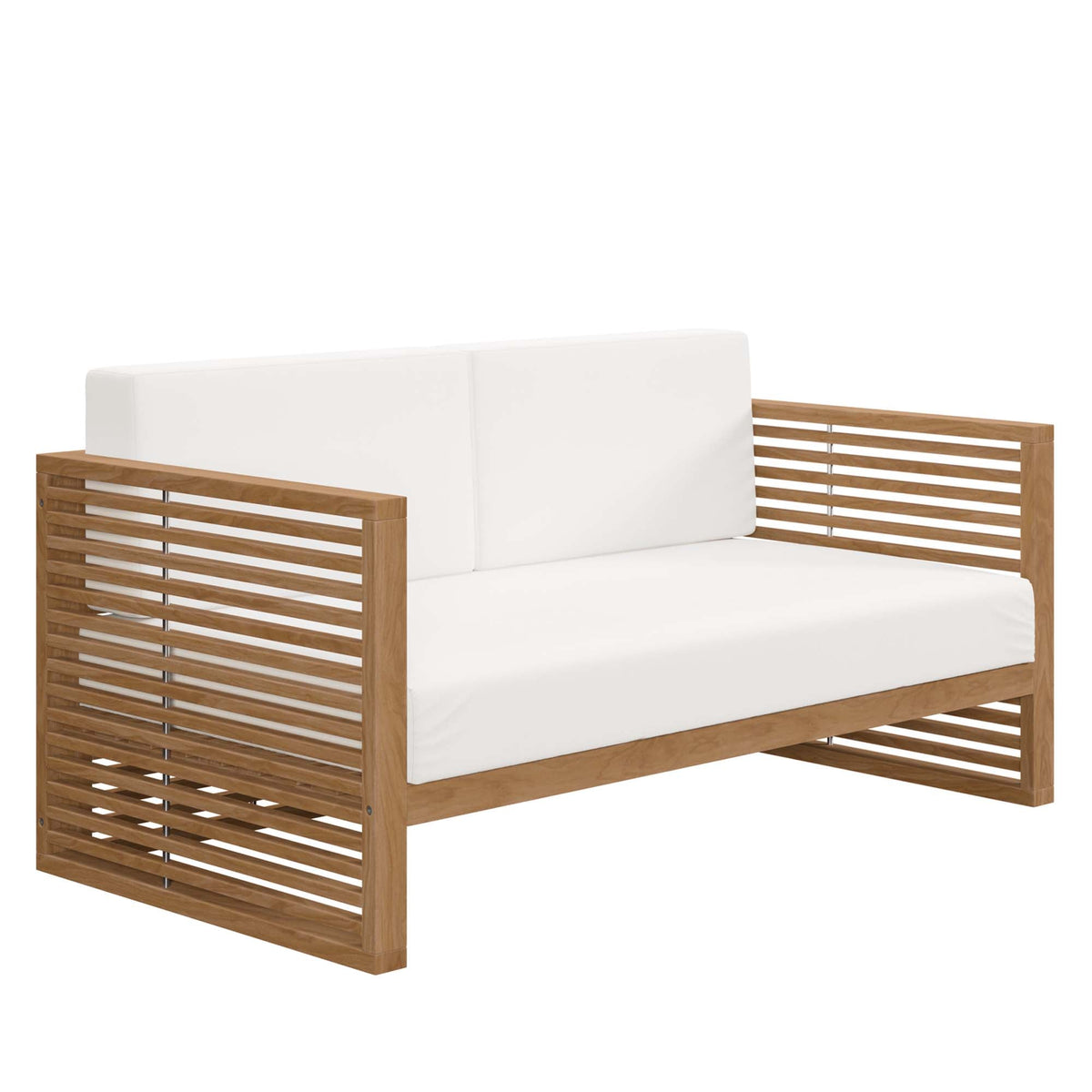 Carlsbad Teak Wood Outdoor Patio Loveseat by Modway, photo 17 of 24