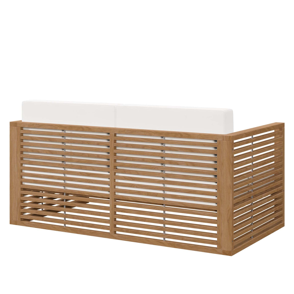 Carlsbad Teak Wood Outdoor Patio Loveseat by Modway, photo 20 of 24