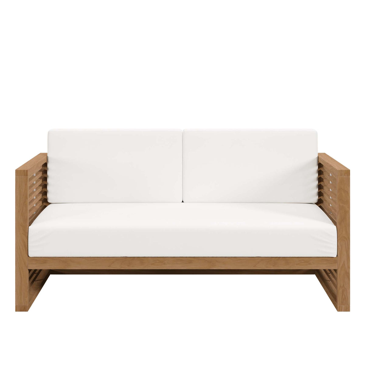 Carlsbad Teak Wood Outdoor Patio Loveseat by Modway, photo 21 of 24