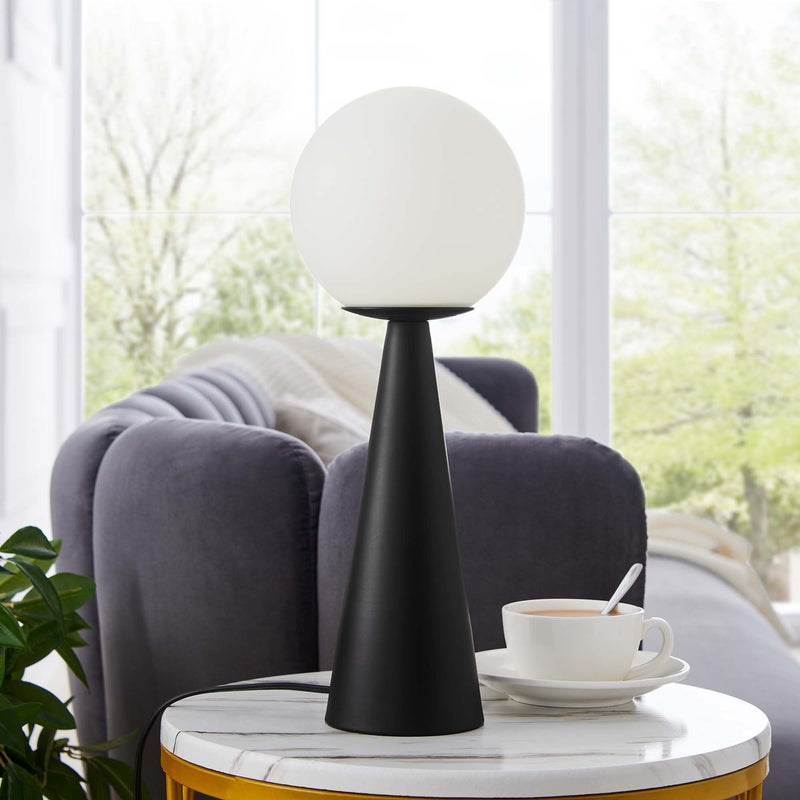 Apex Glass Globe Glass Table Lamp by Modway, photo 8 of 8