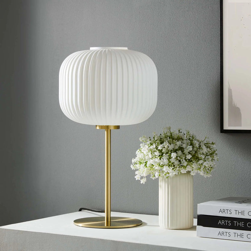 Reprise Glass Sphere Glass and Metal Table Lamp by Modway by HouseOfZazla