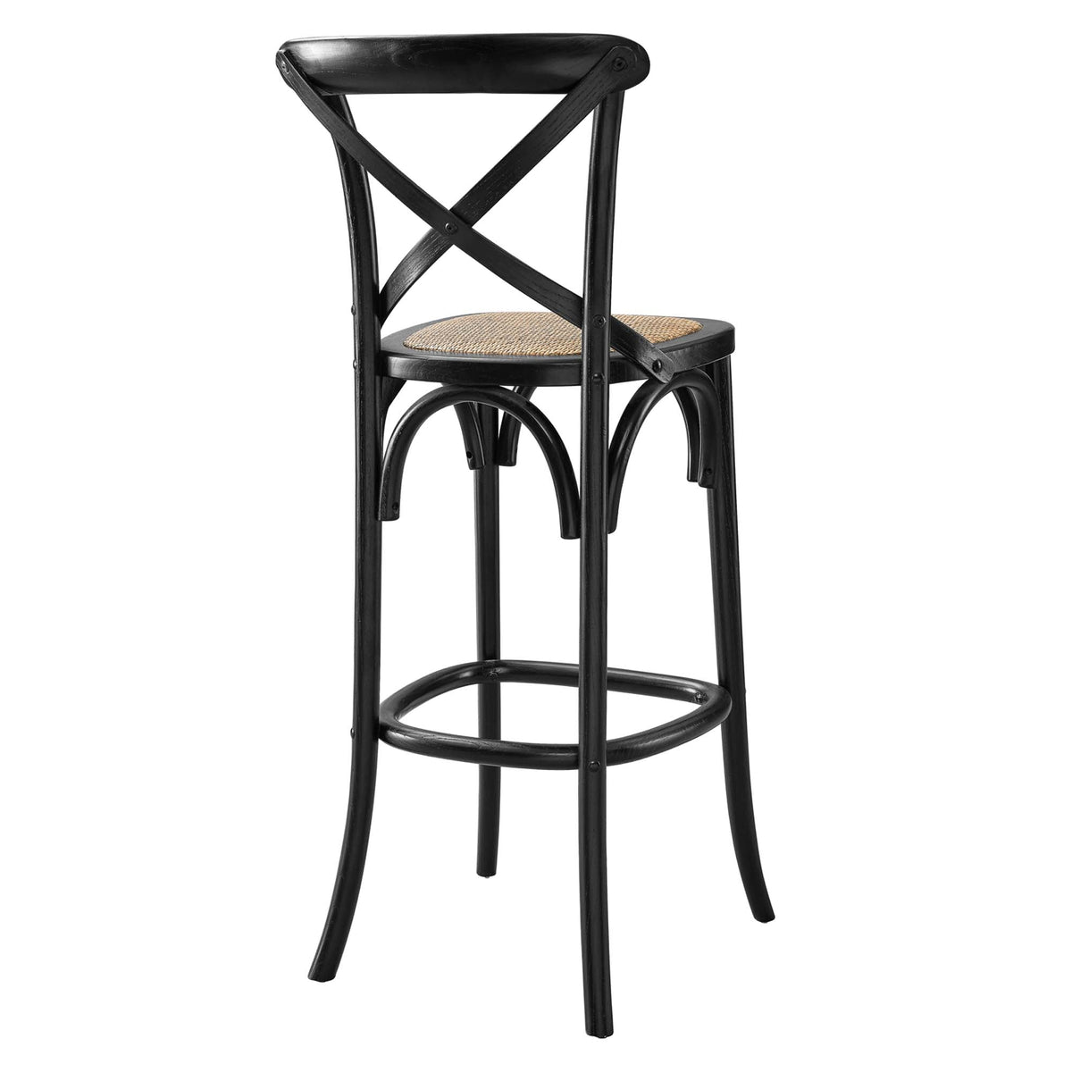 Gear Bar Stool by Modway - Black / Gray / Midnight Blue / Natural / Walnut / White (EEI-5668), photo 4 of 42