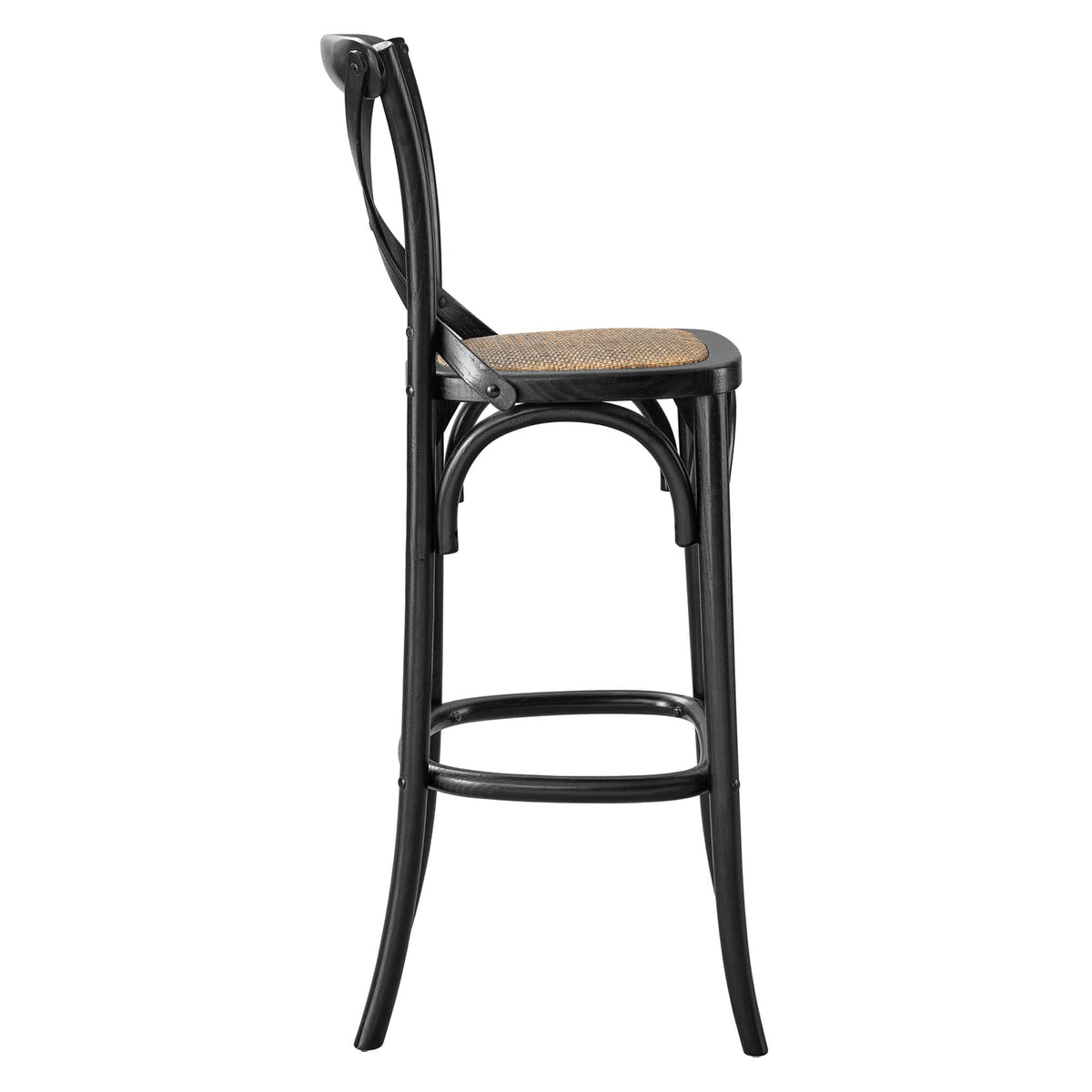 Gear Bar Stool by Modway - Black / Gray / Midnight Blue / Natural / Walnut / White (EEI-5668), photo 6 of 42