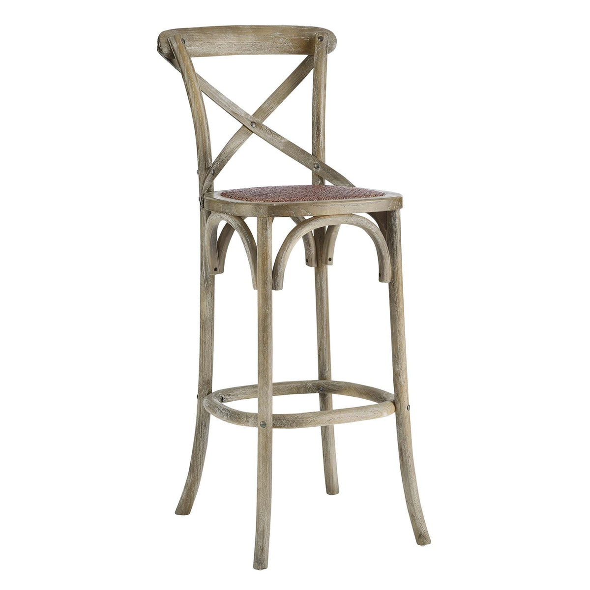 Gear Bar Stool by Modway - Black / Gray / Midnight Blue / Natural / Walnut / White (EEI-5668), photo 11 of 42