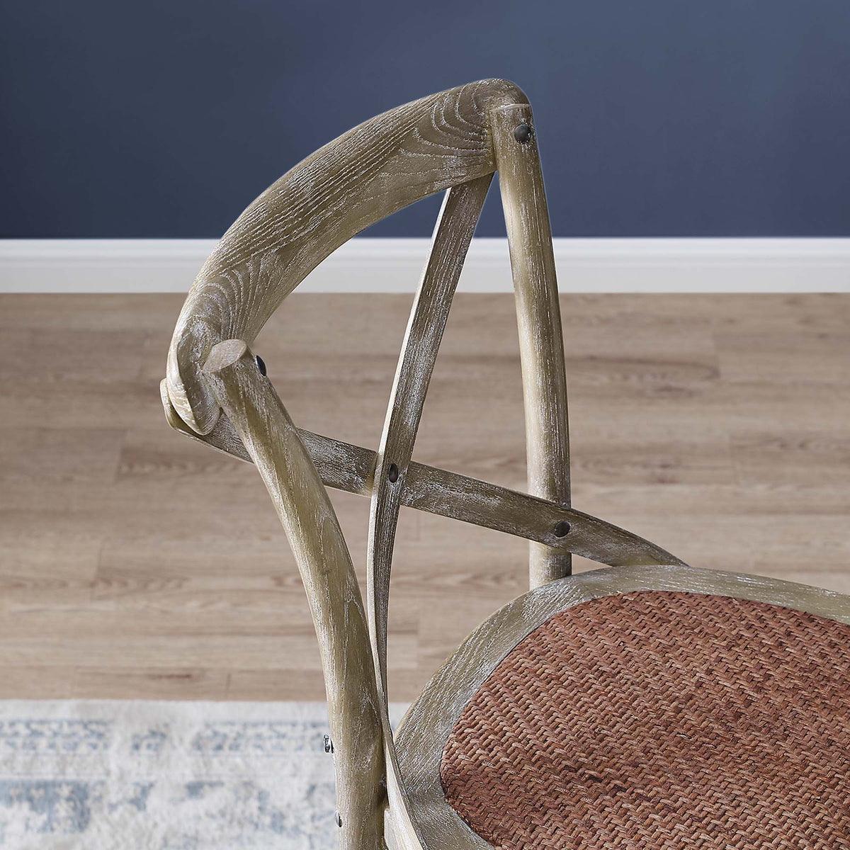 Gear Bar Stool by Modway - Black / Gray / Midnight Blue / Natural / Walnut / White (EEI-5668), photo 20 of 42