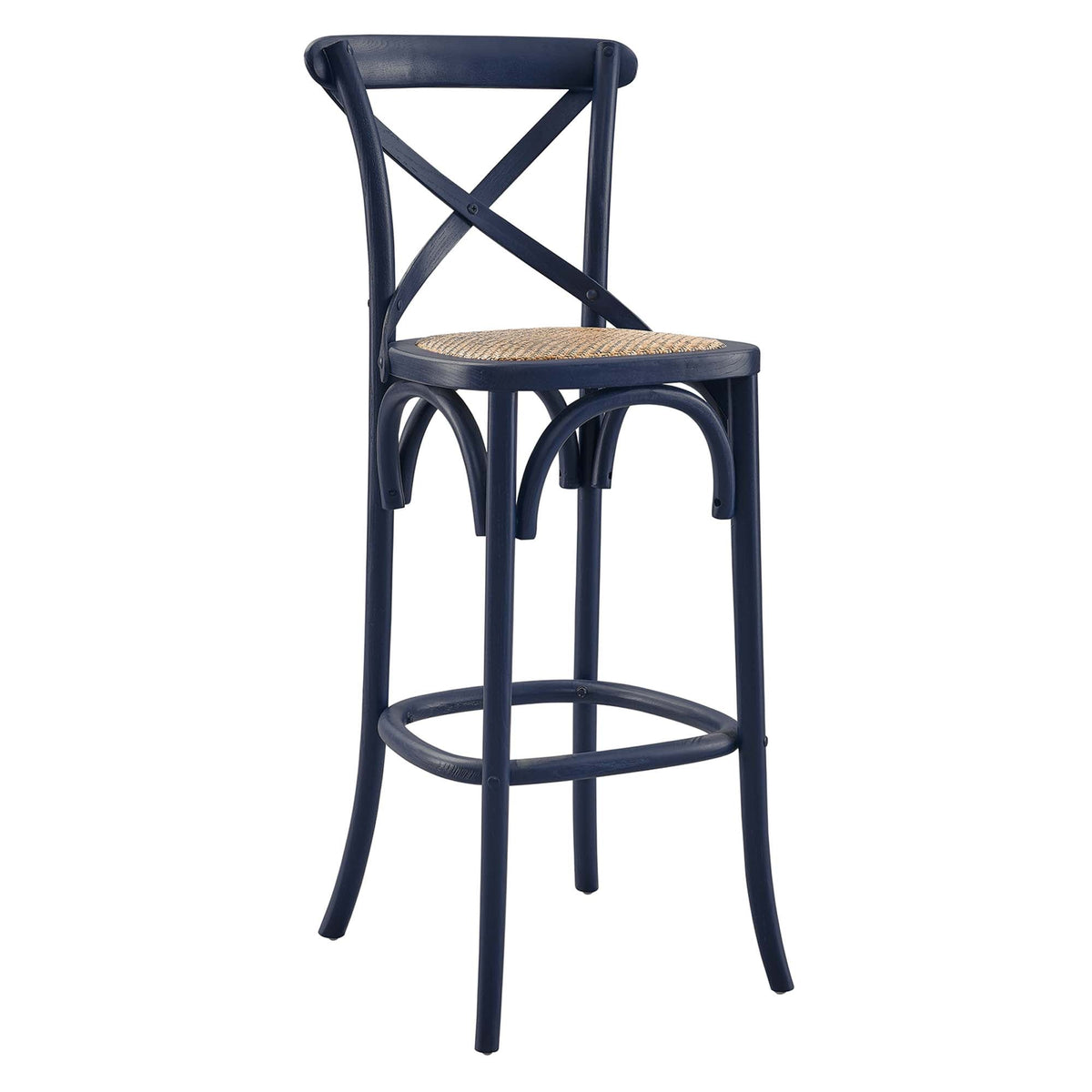 Gear Bar Stool by Modway - Black / Gray / Midnight Blue / Natural / Walnut / White (EEI-5668), photo 21 of 42