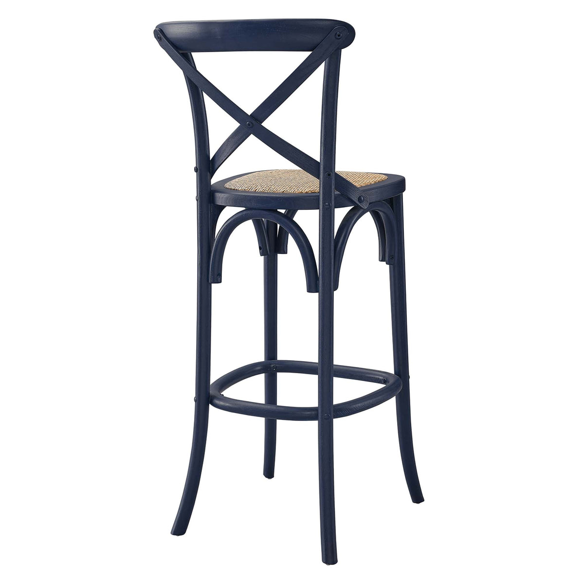 Gear Bar Stool by Modway - Black / Gray / Midnight Blue / Natural / Walnut / White (EEI-5668), photo 24 of 42