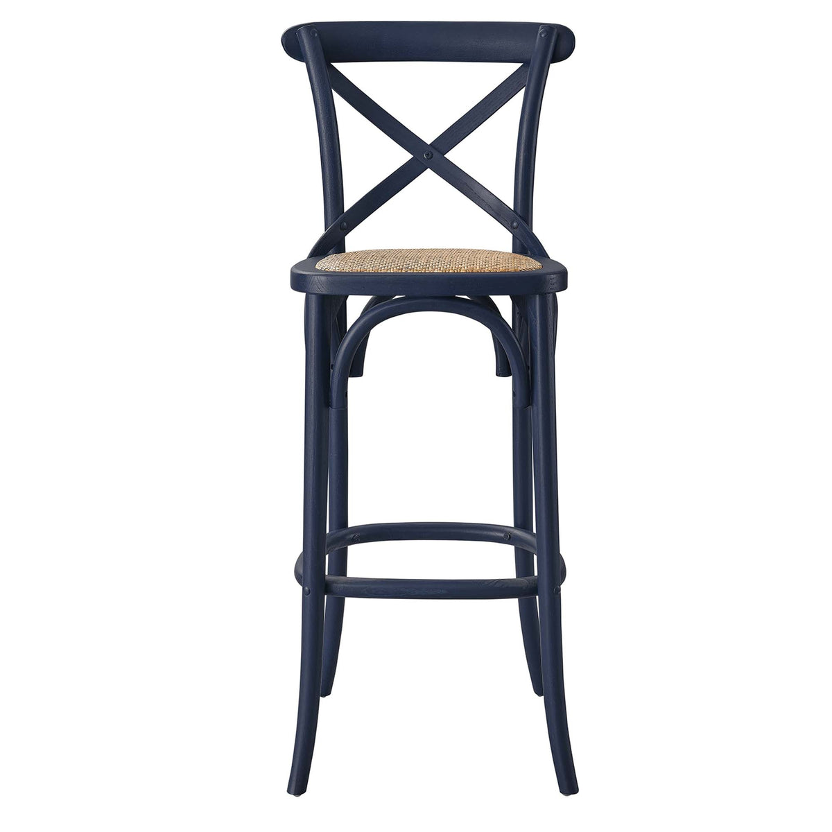 Gear Bar Stool by Modway - Black / Gray / Midnight Blue / Natural / Walnut / White (EEI-5668), photo 25 of 42