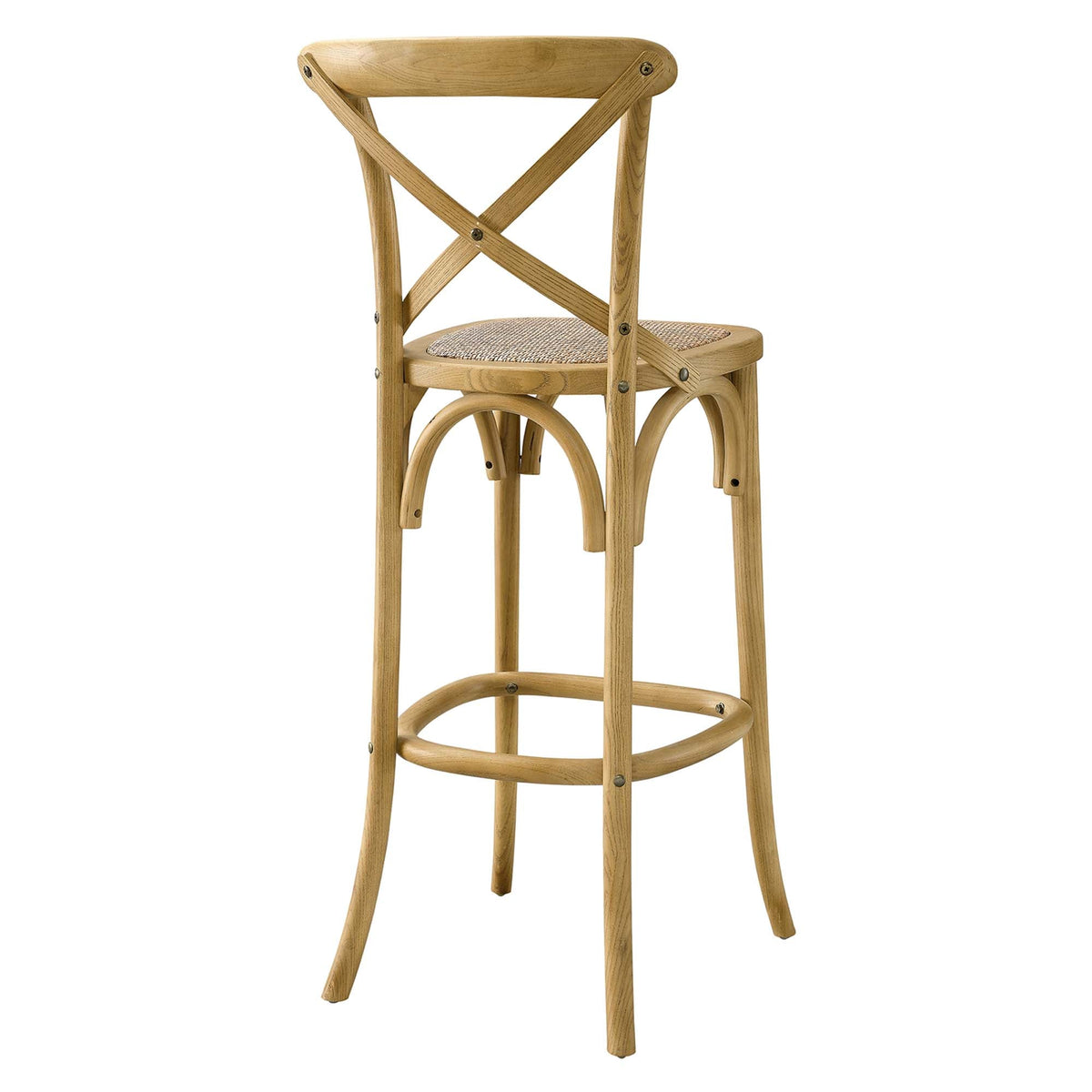 Gear Bar Stool by Modway - Black / Gray / Midnight Blue / Natural / Walnut / White (EEI-5668), photo 36 of 42