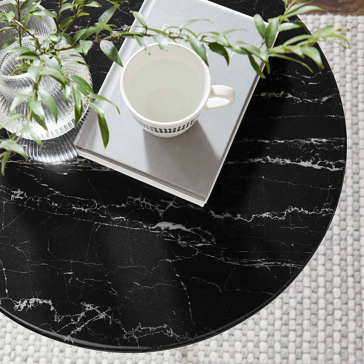 Lippa Round Faux Marble Side Table by Modway, photo 21 of 40