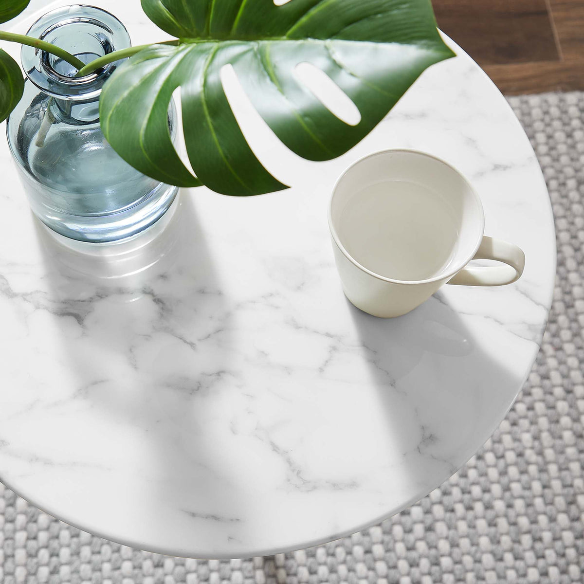 Lippa Round Faux Marble Side Table by Modway, photo 28 of 40