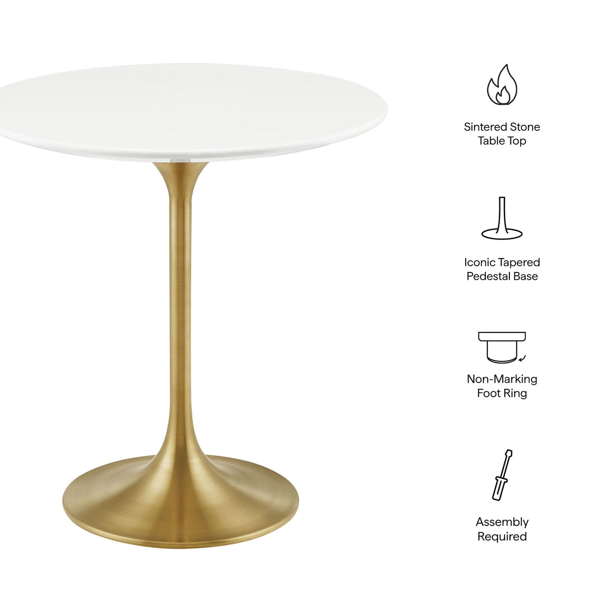 Lippa 20" Round Wood Side Table by Modway - EEI-5686, photo 2 of 7