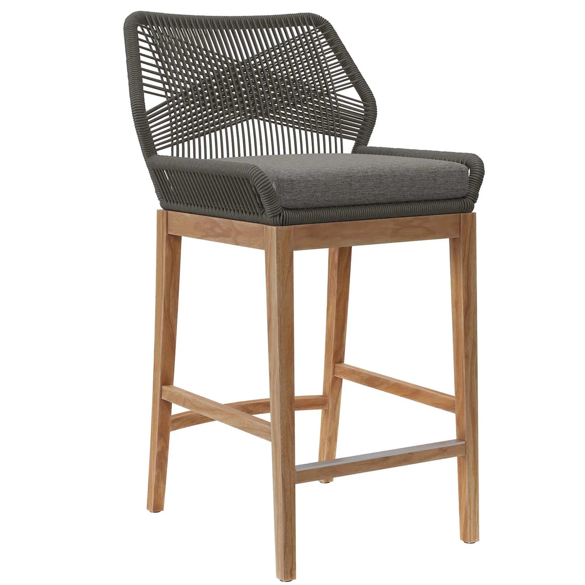 Wellspring Outdoor Patio Teak Wood Bar Stool by Modway by HouseOfZazla