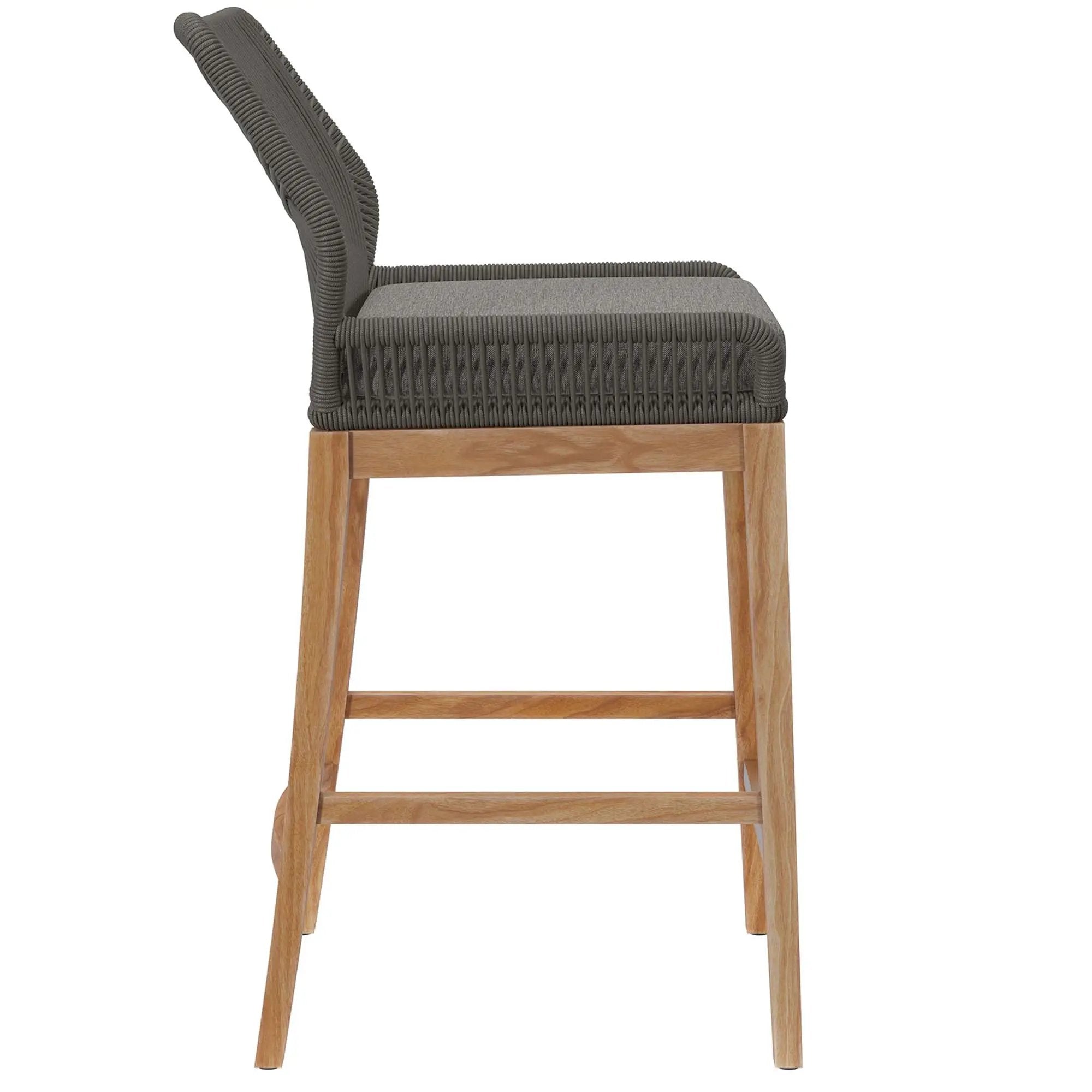 Wellspring Outdoor Patio Teak Wood Bar Stool by Modway by HouseOfZazla