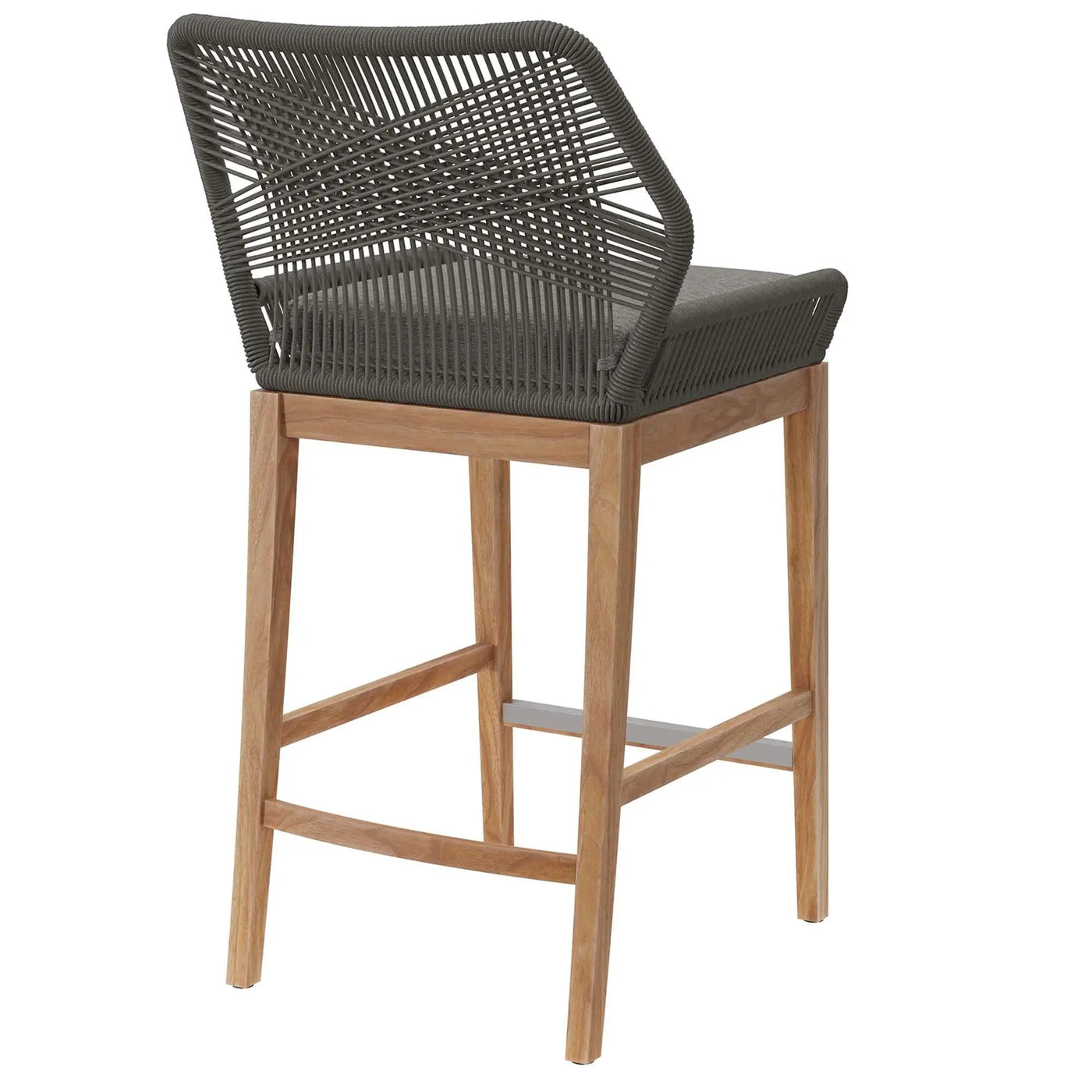 Wellspring Outdoor Patio Teak Wood Bar Stool by Modway by HouseOfZazla