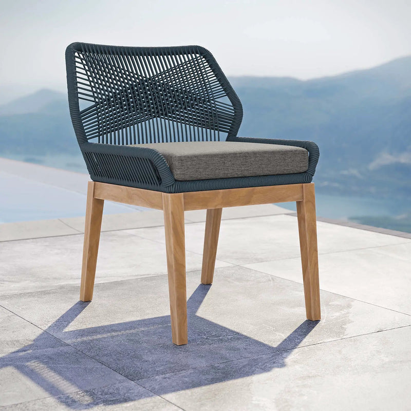 Wellspring Outdoor Patio Teak Wood Dining Chair by Modway by HouseOfZazla