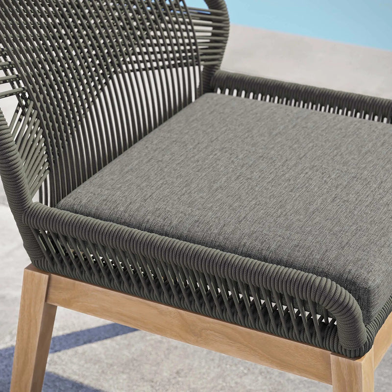 Wellspring Outdoor Patio Teak Wood Dining Chair by Modway by HouseOfZazla