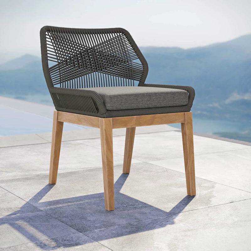 Wellspring Outdoor Patio Teak Wood Dining Chair by Modway by HouseOfZazla