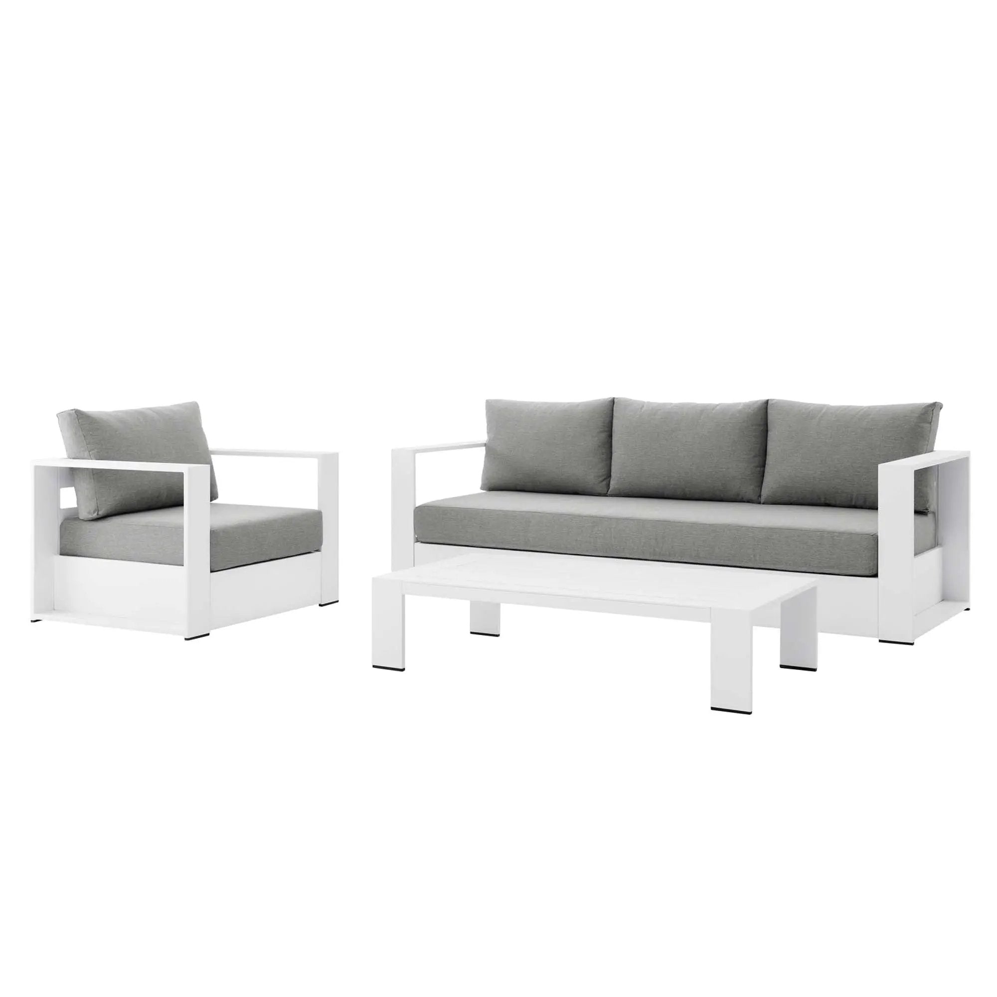Tahoe 3-Piece Outdoor Patio Powder-Coated Aluminum Set by Modway by HouseOfZazla