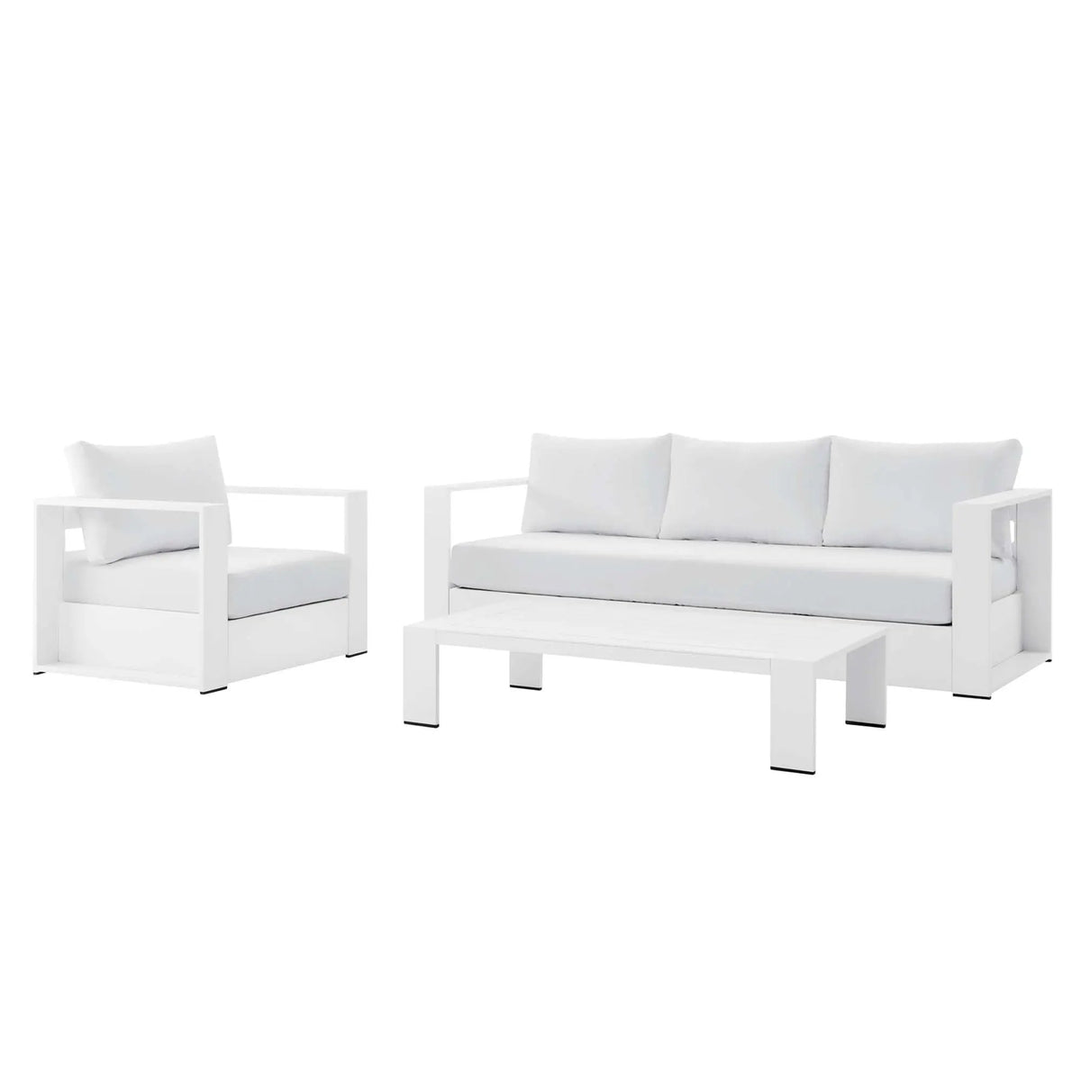 Tahoe 3-Piece Outdoor Patio Powder-Coated Aluminum Set by Modway by HouseOfZazla