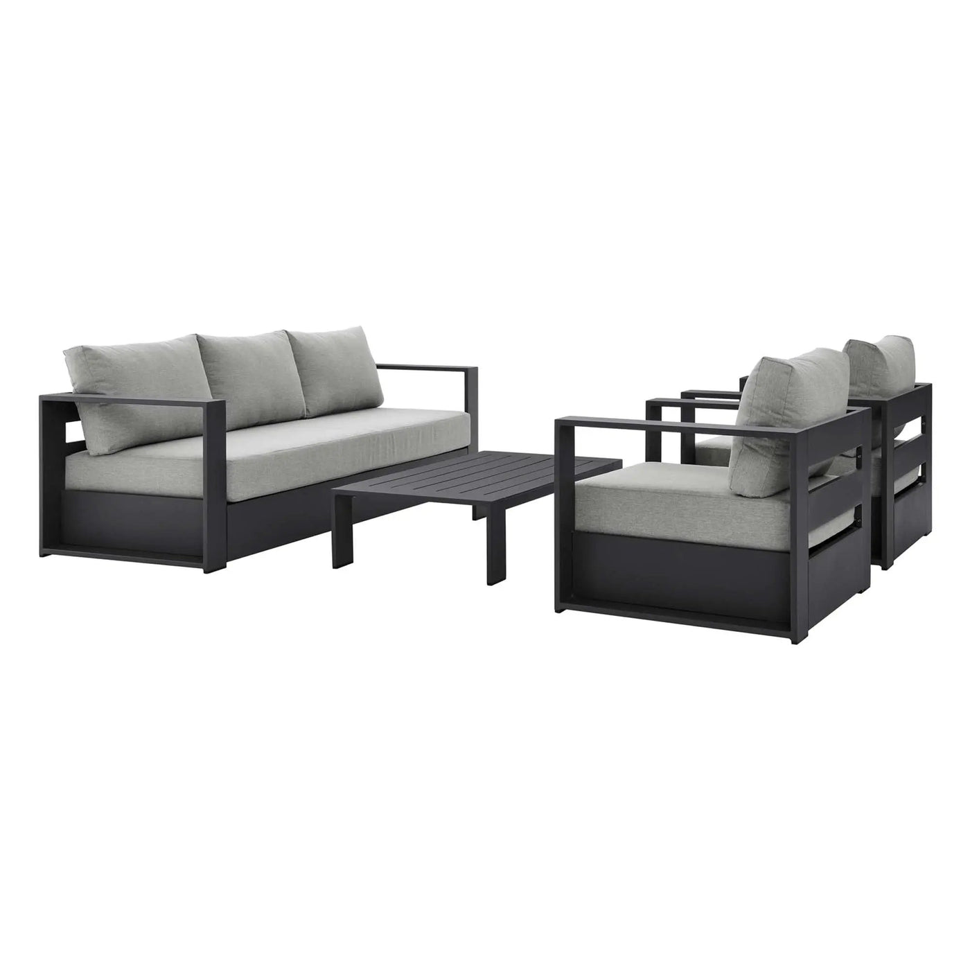 Tahoe 4-Piece Outdoor Patio Powder-Coated Aluminum Set by Modway by HouseOfZazla
