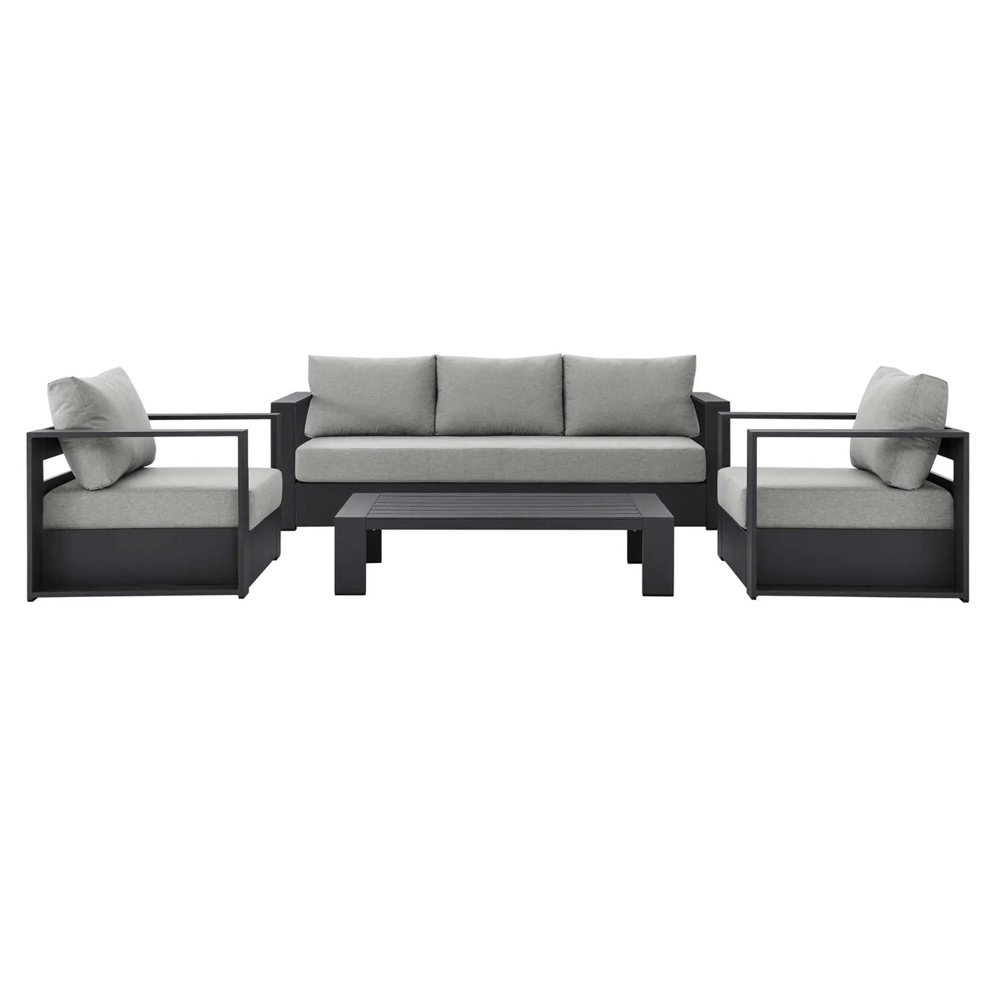 Tahoe 4-Piece Outdoor Patio Powder-Coated Aluminum Set by Modway by HouseOfZazla