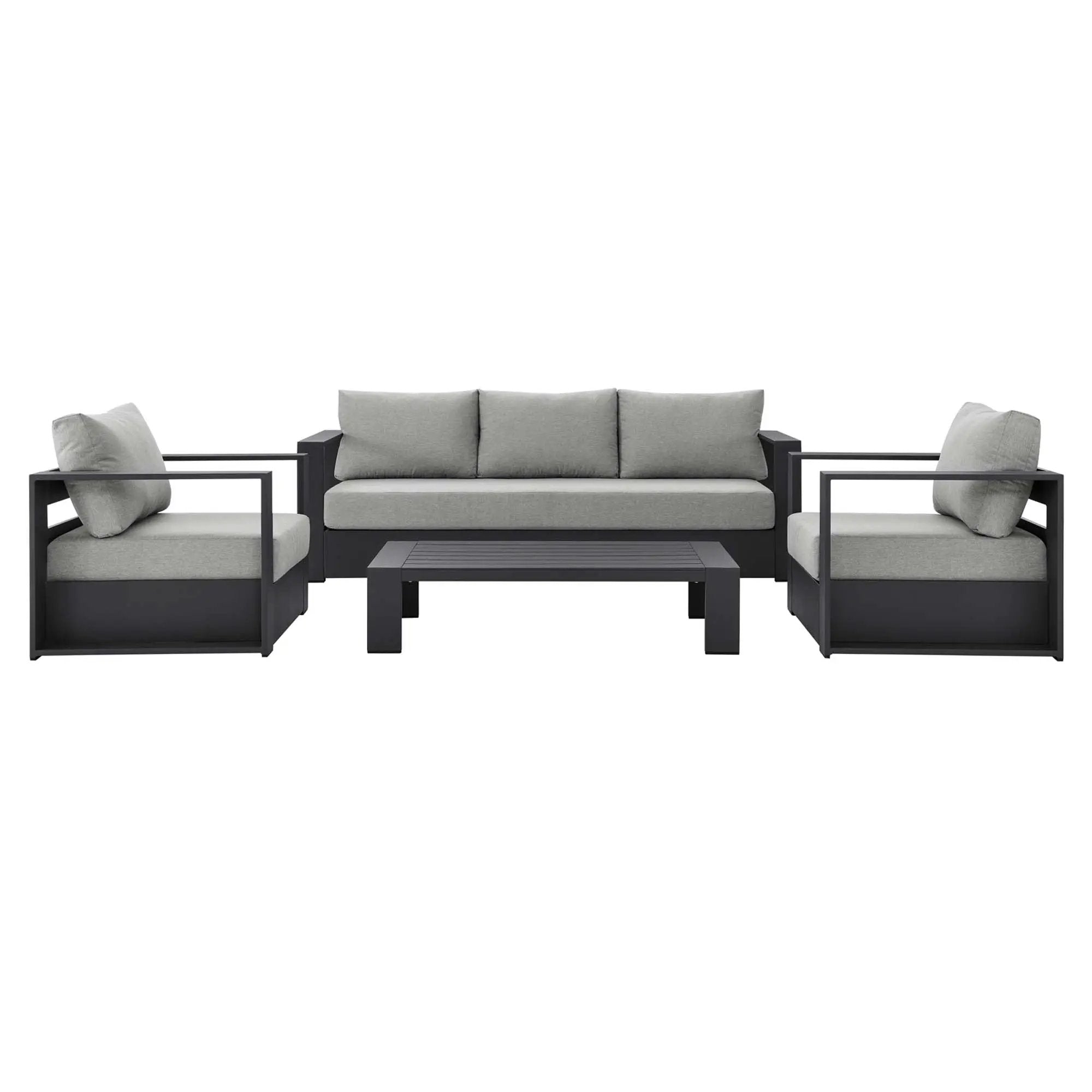 Tahoe 4-Piece Outdoor Patio Powder-Coated Aluminum Set by Modway by HouseOfZazla