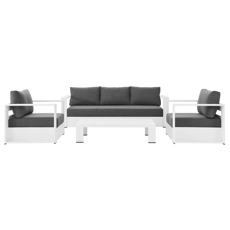 Tahoe 4-Piece Outdoor Patio Powder-Coated Aluminum Set by Modway by HouseOfZazla