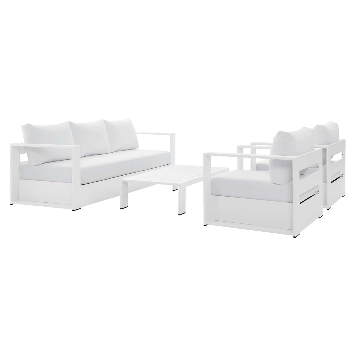 Tahoe 4-Piece Outdoor Patio Powder-Coated Aluminum Set by Modway by HouseOfZazla