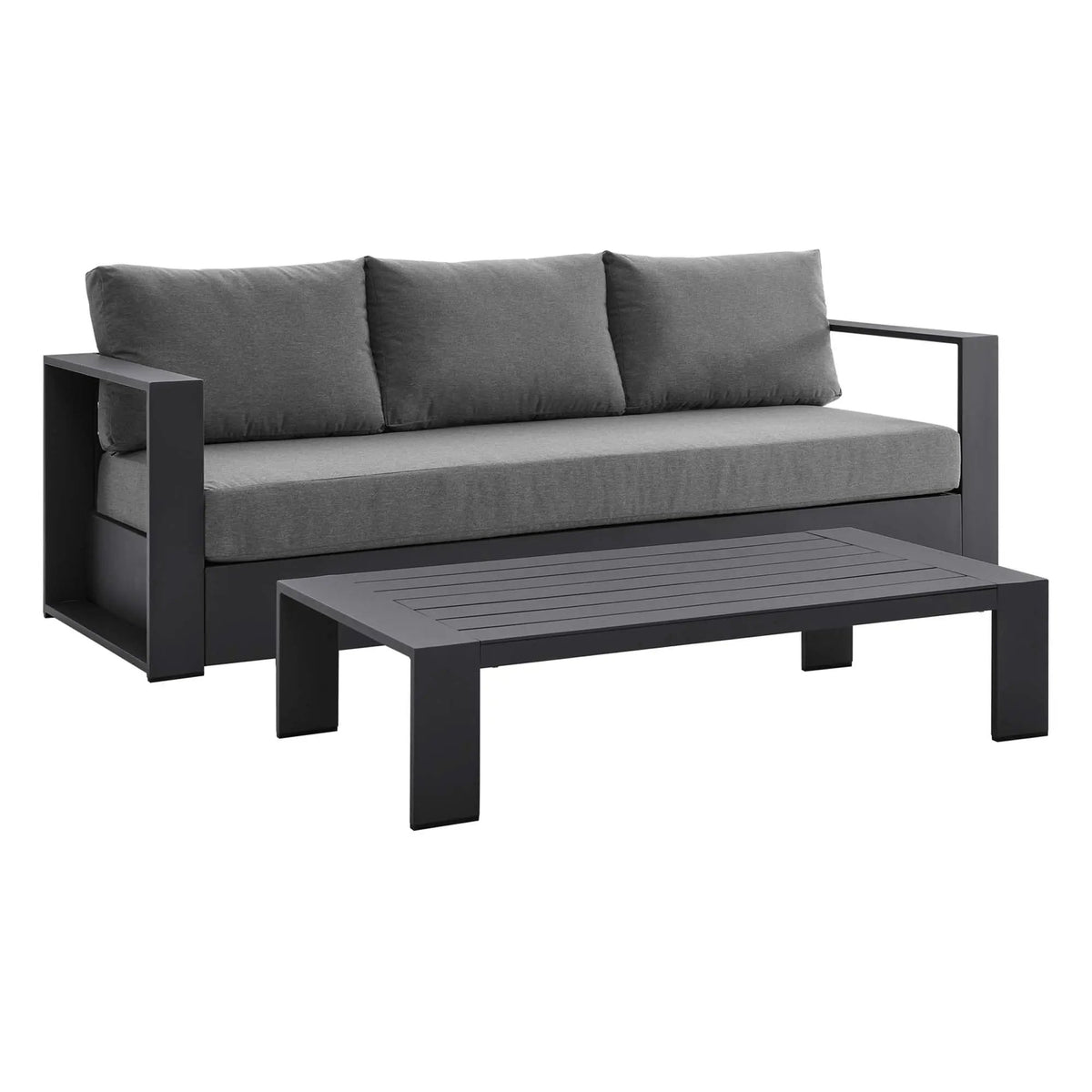 Tahoe 2-Piece Outdoor Patio Powder-Coated Aluminum Set by Modway by HouseOfZazla